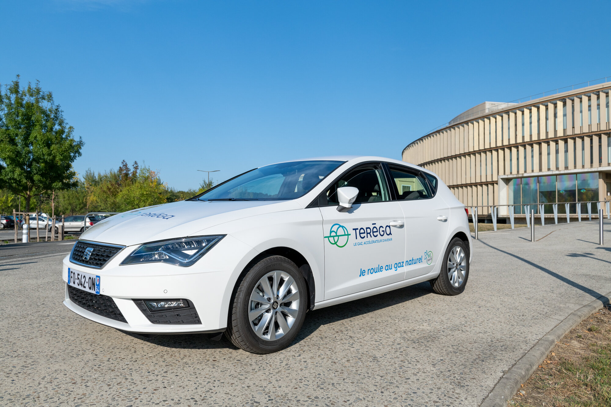 La direction achats de Téréga a intégré dans sa flotte un tiers de véhicules au gaz. - © JEAN-MICHEL DUCASSE