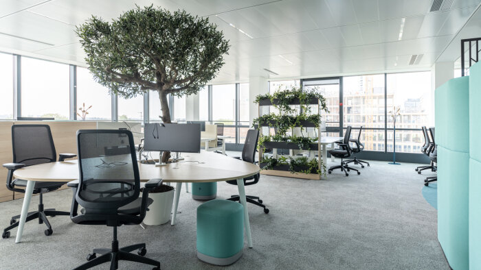 Swiss Life France a intégré son nouveau siège social à Puteaux fin mars. - © Simon Guesdon