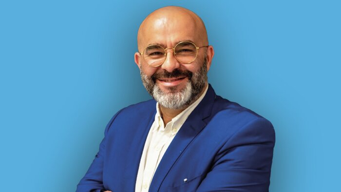 Georges Rastkan présente le nouvel équipement et la stratégie de Valence Romans Agglo. - © Yann Montero