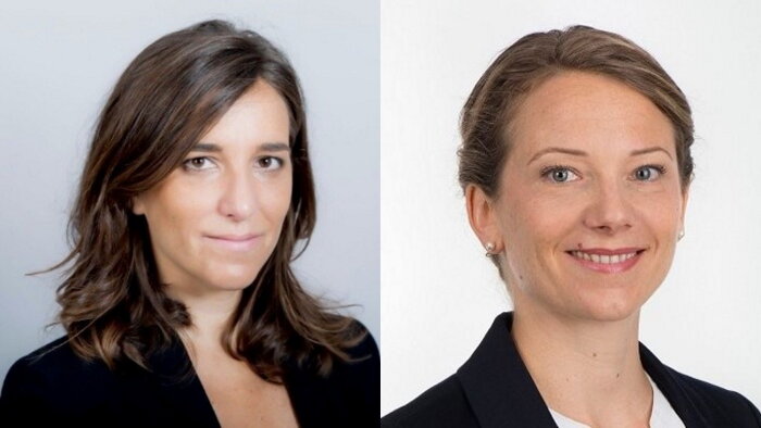 Laure Lucchesi (à gauche) cèderait son fauteuil à la colonelle Marielle Chrisment (à droite). - © D.R.