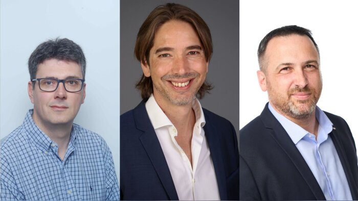 Christophe Bourdon, Raphaël Sanchez et Anthony Dupont. - © D.R.