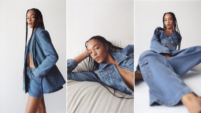 C’est le modèle américain Indira Scott qui a été choisi pour promouvoir cette collection capsule. - © Mango