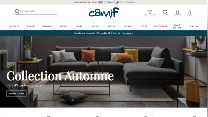 La Camif investit dans sa supply chain pour assurer une bonne expérience client. - © Camif