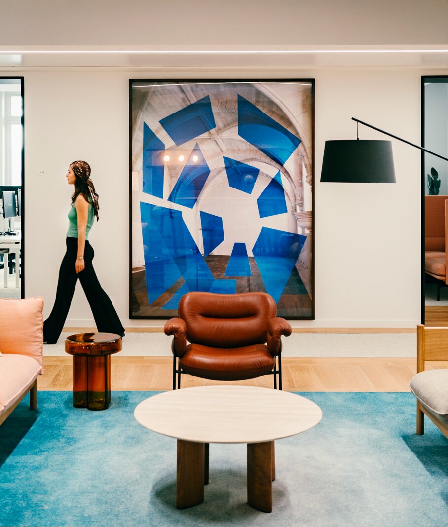 L’aménagement des nouveaux bureaux d’Eurazeo par Saguez&Partners et Hauteur Libre. - © Michaël Bezou