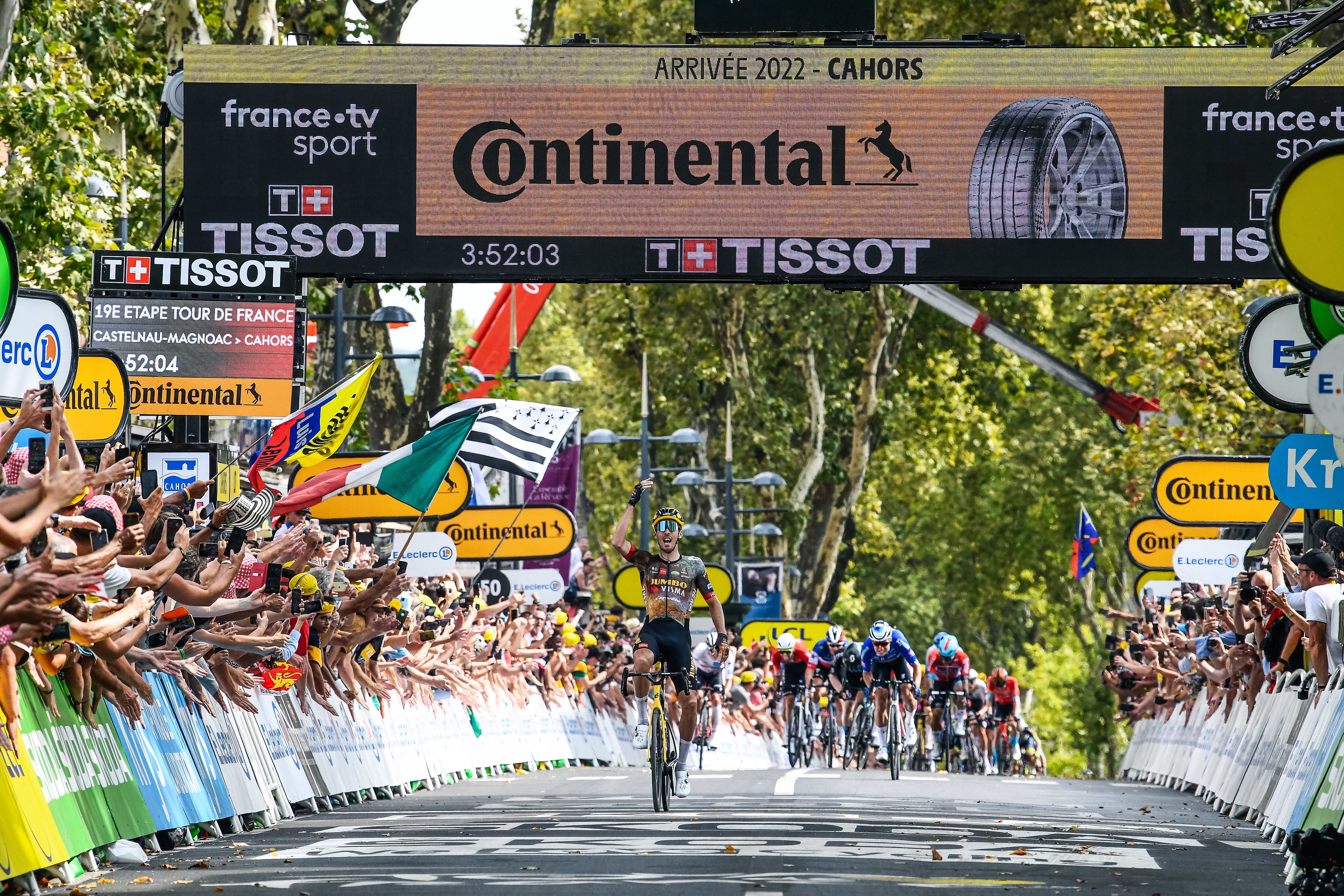 Christophe Laporte (Jumbo-Visma) vainqueur de l’étape 19 (Castelnau-Magnoac / Cahors)   - © A.S.O./Charly Lopez