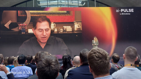 Michael Dell est intervenu en visioconférence - © Républik IT / B.L.