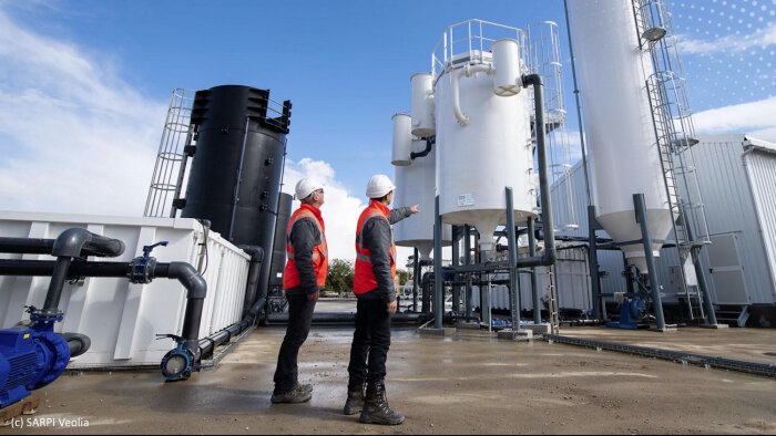 Sarpi Veolia traite et valorise les déchets dangereux et les sites pollués. - © Sarpi Veolia