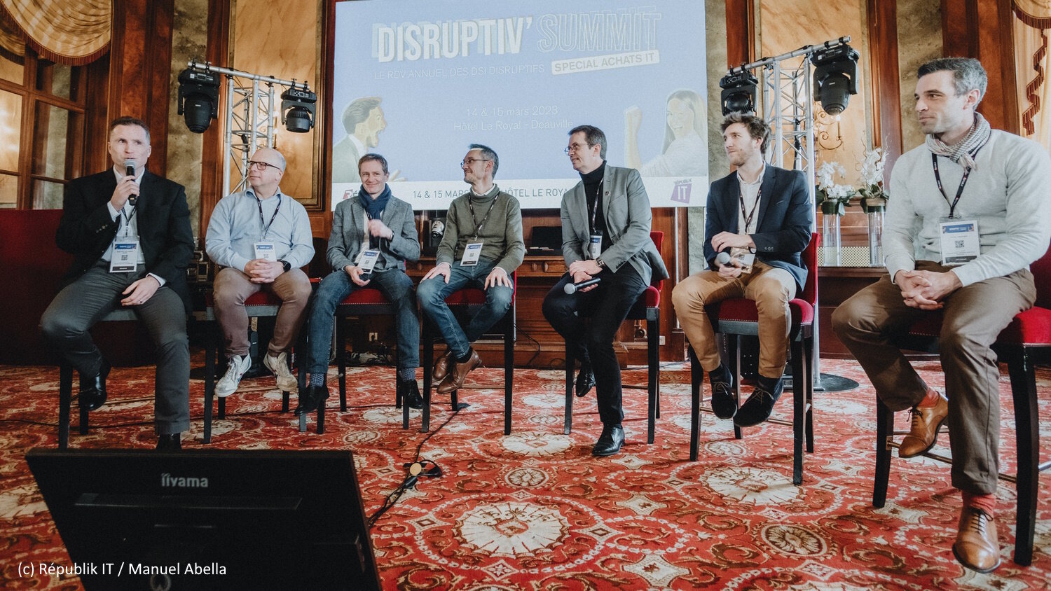 La table ronde de la plénière du Disruptiv’Summit. - © Républik IT / Manuel Abella