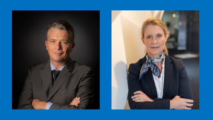 Emmanuel Bellanger et Laure Lechertier, directeur supply chain et directrice de l’accès au marché. - © D.R.