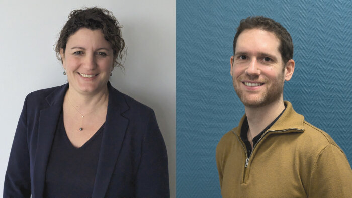 De gauche à droite : Sophie Ziché (DAF) et Arthur Padioleau (DSI) du groupe Salpa. - © D.R.
