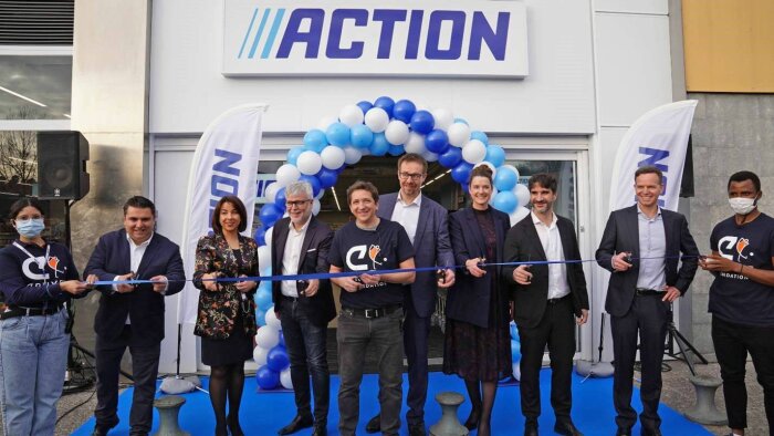 Inauguration en 2022 du premier magasin espagnol. - © Action