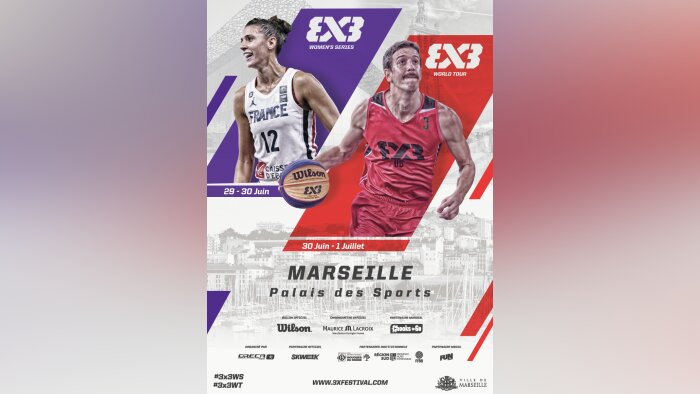 Marseille se transforme en temple du basket 3x3 pendant 3 jours - © D.R.