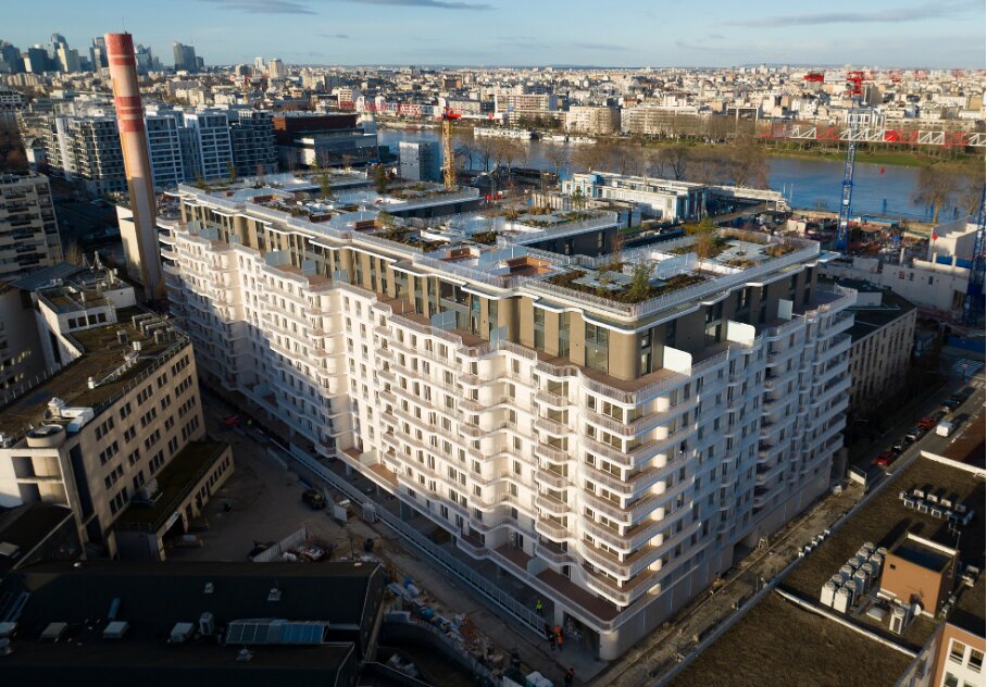 L’opération « Boréales », à Clichy-la-Garenne, illustre la reconversion réussie d’anciens bureaux en 306 logements. - © ORIE