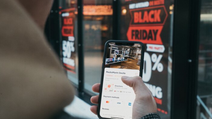 Les marques ont commencé à évoquer le Black Friday 2023 dès le lundi 30 octobre. - © D.R.
