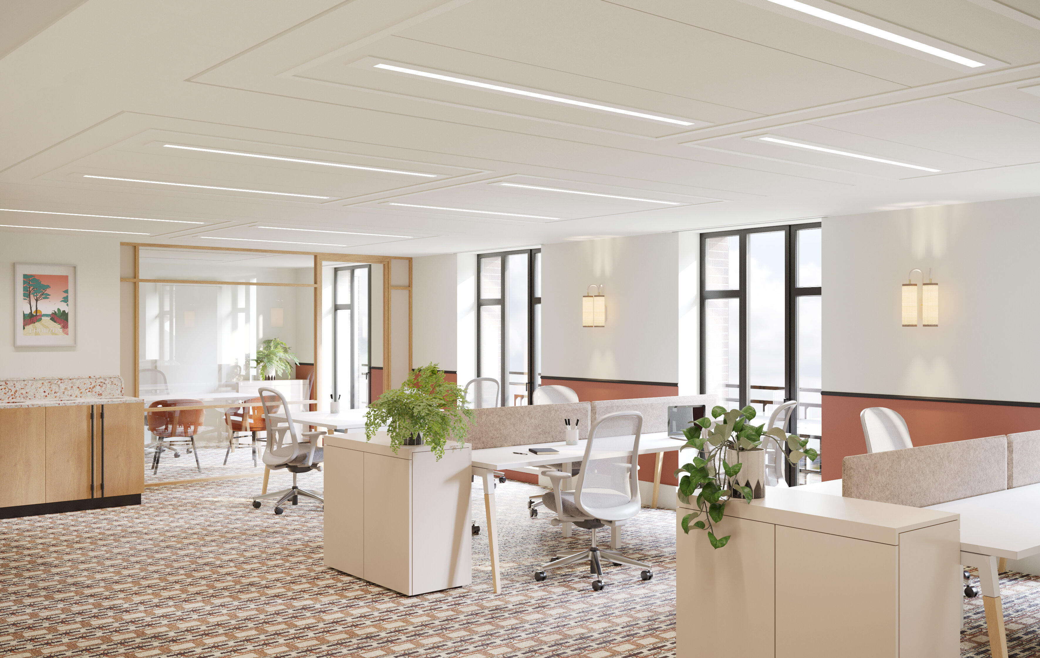 Etages de bureaux dans L’Atelier - © Covivio