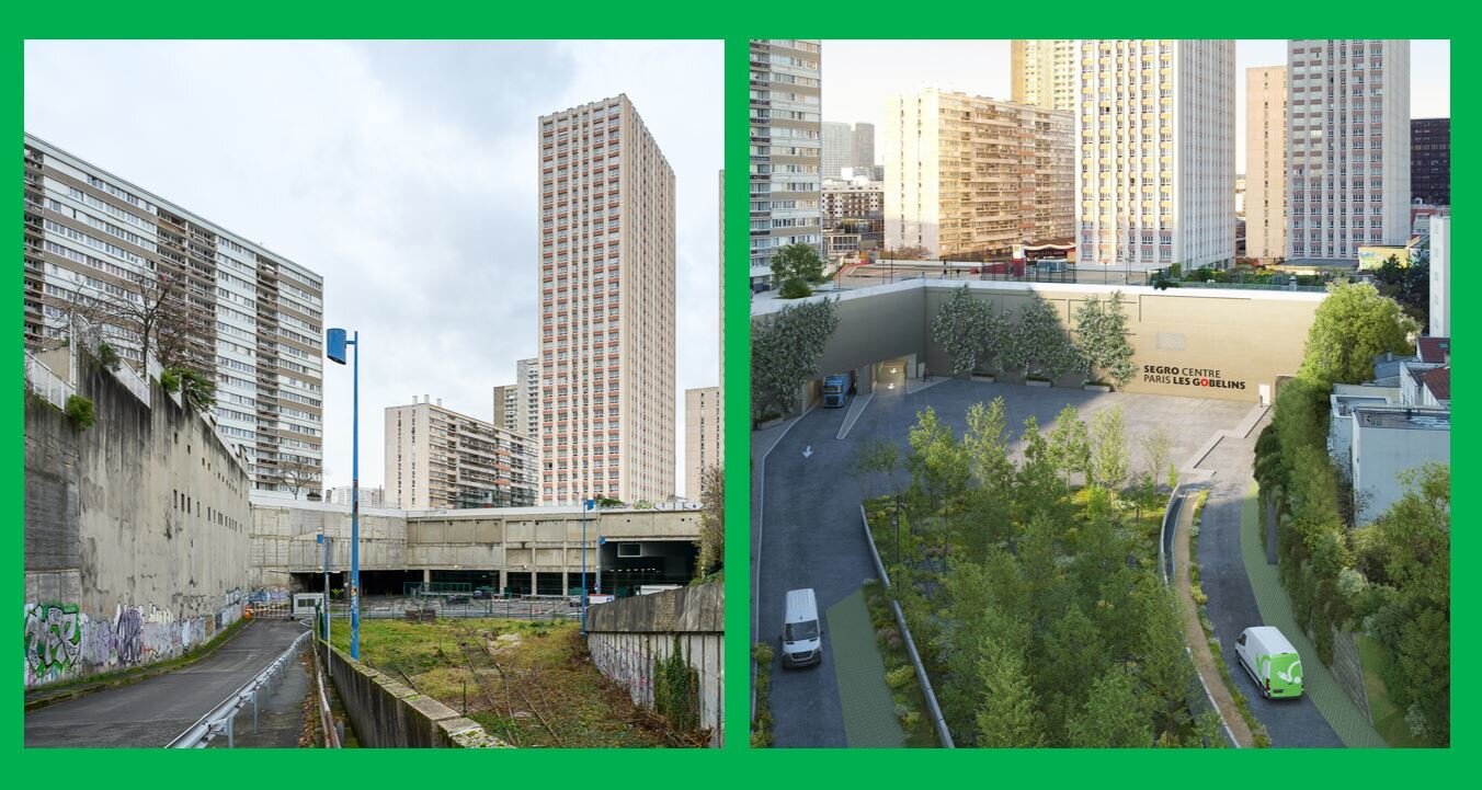 Le site Segro Gobelins se trouve sous la dalle des Olympiades, une copropriété de près de 11 000 habitants. - © D.R.