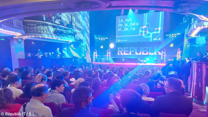 La troisième Nuit de la Data et de l’IA a eu lieu le 3 février 2025 au Théâtre de la Madeleine. - © Républik IT / B.L.